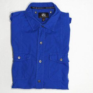 Rock & Republic Mens Shirt size M Blue color